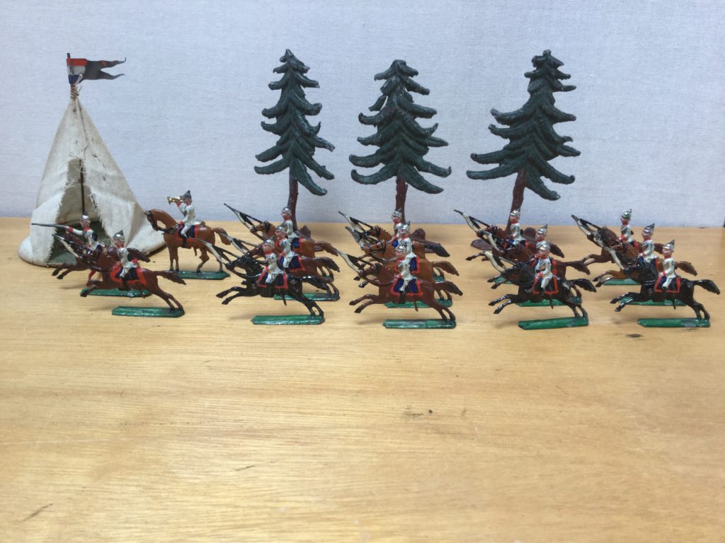 Theodore Krause set of tin soldiers box