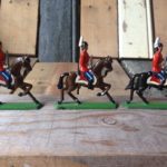 Schneider 3x tin soldiers Germany 1970