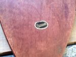 Wooden serving tray and 3 whisky glasses 1970 - Image 2