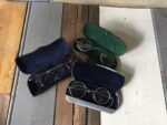 3 pairs of glasses with case 1950 silver - Image 2