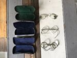 3 pairs of glasses with case 1950 silver - Image 4