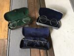 3 pairs of glasses with case 1950 silver - Image 3