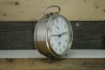 Silver Debove alarm clock 1960 France - Image 5