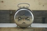 Silver Debove alarm clock 1960 France - Image 3