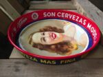 Corona serving waiter tray tin beer 1980 Mexico - Image 6