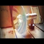 Design spot light photo lamp aluminum chrome 1950