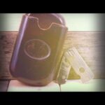 Cigar holder leather with cutter 1960 England