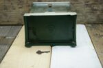 JEP tin toy money bank Safe with key 1950 France - Image 7