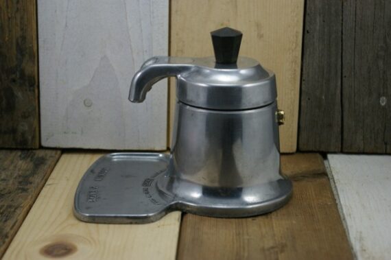 Mignon 2 cup moka pot OMG Italy 1970 diamond knob perculator - Image 3