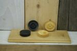 Checkers draughts wooden box set 1970 Netherlands - Image 4