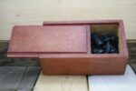 Chess set small handmade wood ca 1940 Netherlands - Image 2