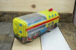 Double Decker train tin friction toy in box MF 136 China 1980 - Image 5