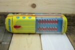 Double Decker train tin friction toy in box MF 136 China 1980 - Image 6