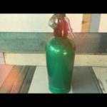 Sparklets England BOC Soda bottle Hostmaster 1960 green