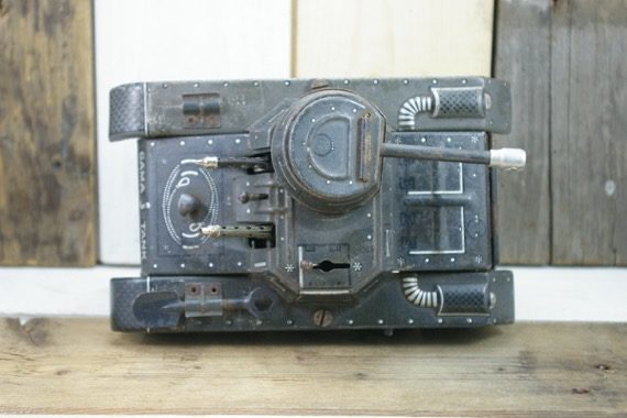 Gama 65 Tank medium military tin toy windup 1950 Germany - Image 5