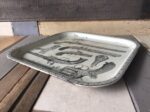 Fornasetti design serving waiter tray tin 1960 Italy - Image 6
