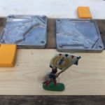 Meisterzinn mold 1004  flag barer Germany 1980