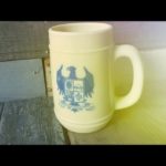 Cerveceria Moctezuma 1980 beer mug stoneware 0,3 liter Mexico
