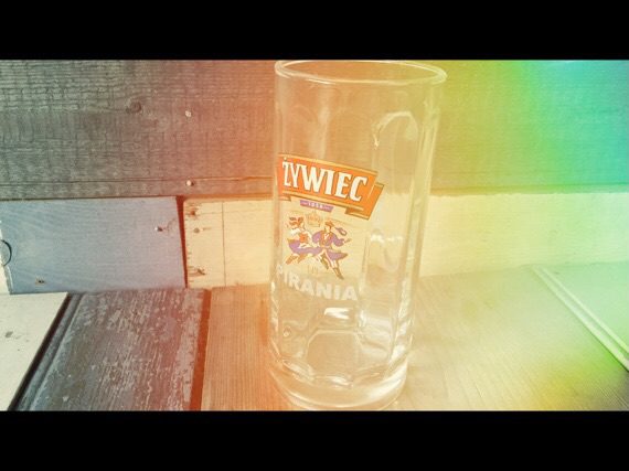 Zywiec PIRANIA Breweriana beer mug 0,5 liter Poland vintage Zywiec PIRANIA Breweriana beer mug glass 0,5 liter Poland - Image 1