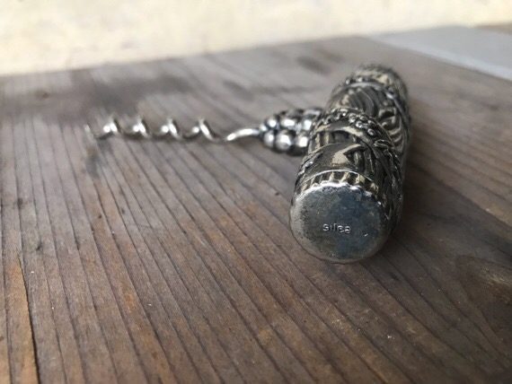 Silea silver plated pull corkscrew 1980 France - Image 4