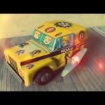 Kashiwai tin wind up Road Service car 1960