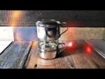 Durobor silver plated single serve drip coffee maker 1950 Belgium