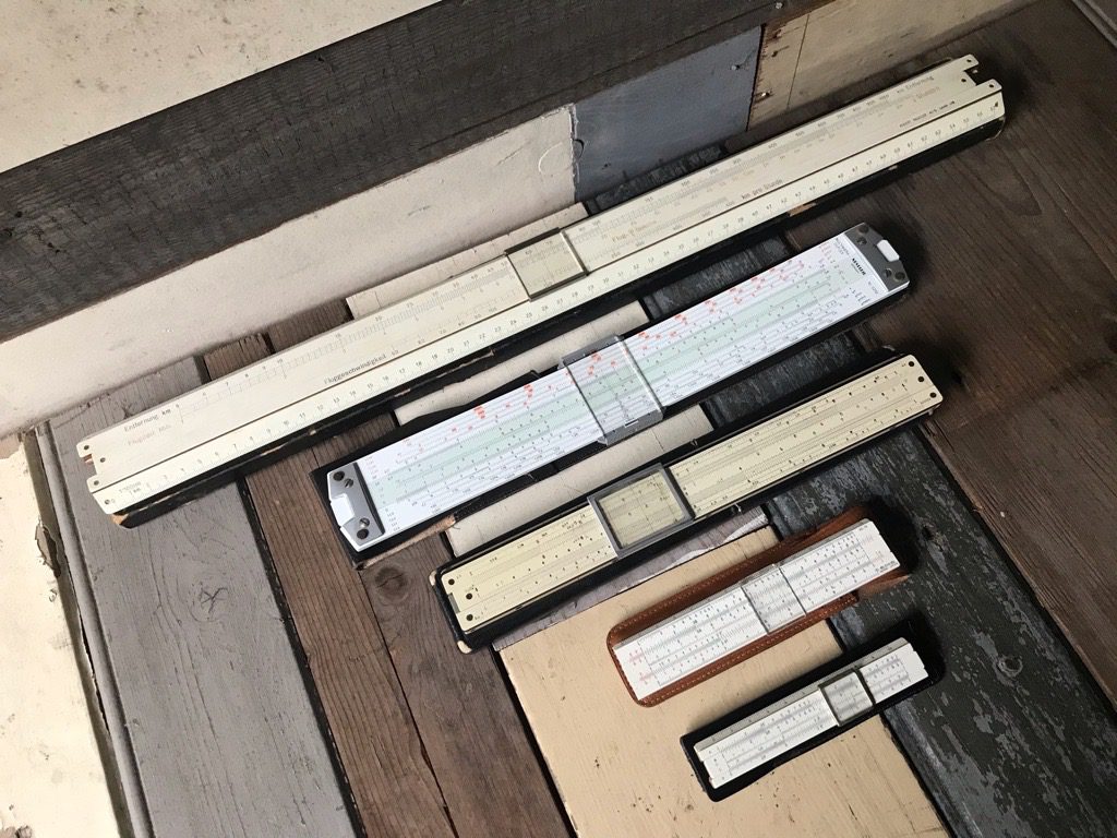 collectable slide rules straight
