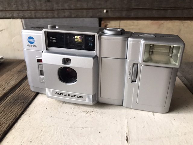 Minolta AF-C silver LE camera full set 1980 Japan - Vintage Man Stuff
