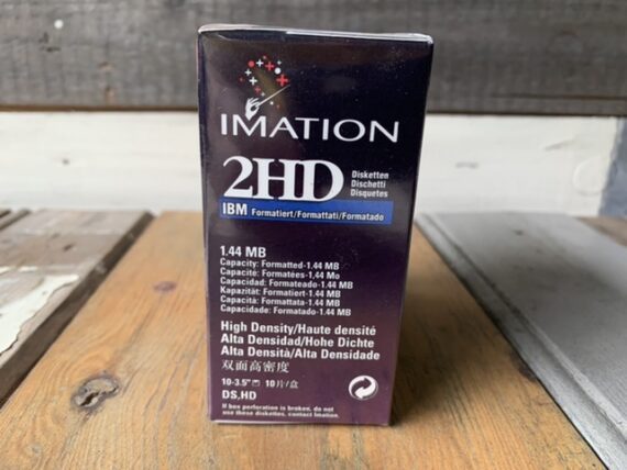 Imation 2HD 10x IBM diskettes 3,5" new in box 2000 USA - Image 4