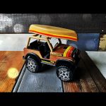 Buddy L Jeep Renegade with canoe 1970 Hong Kong