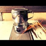 Durobor steel single serve drip coffee pot 1980 Holland