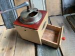 KYM 9339 square red white Coffee grinder Germany 1950 - Image 5
