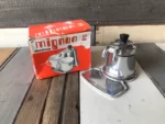 Mignon 2 cup NOS moka pot OMG Italy 1960 round knob - Image 2