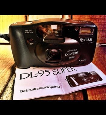 Fuji DL-95 super panorama camera 35mm manual 1990 Japan