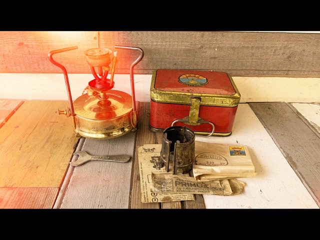 Primus 210 complete camping Stove in case 1950 Sweden