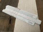 Graphoplex Statos pocket Concrete slide rule Roll-s pouch 1970 France - Image 5