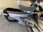 Lapize toe clips BBB strap M-size chrome 1980 France