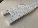 Diwa 551-1 Darmstadt slide rule with container 1960 Denmark - Image 3