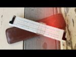 Diwa 851-4 Darmstadt pocket slide rule pouch 1960 Denmark