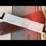 Diwa 851-4 Darmstadt pocket slide rule pouch 1960 Denmark