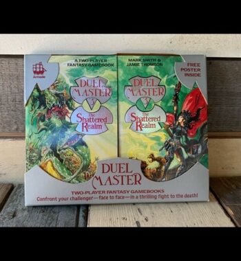 Duel Masters 3 Shattered Realm gamebooks Fantasy 1985 UK