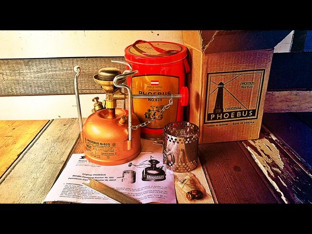 Phoebus 625 camping Stove unused 1993 Austria - Vintage Man Stuff