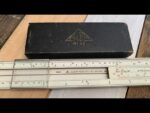 Nestler 43 System Hoffmann Concrete slide rule in box 1930 Germany