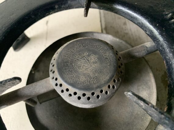 EFFEKT 3 Ernst Hähnel brass home stove 1910 Germany