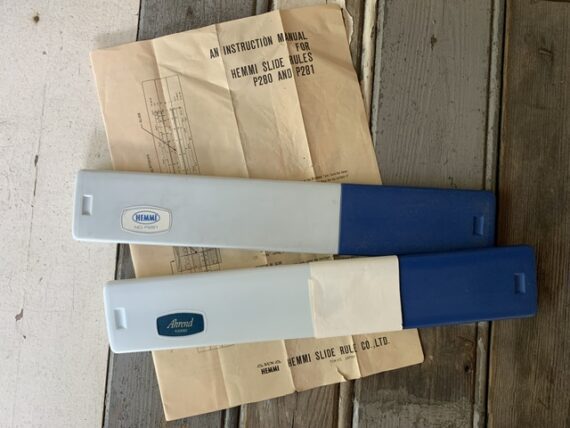 2x Sun Hemmi 281 + 280 Ahrend full set slide rule 1970 Japan - Image 6