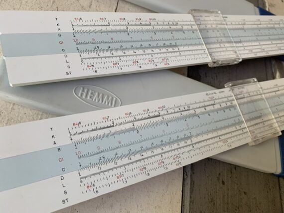 2x Sun Hemmi 281 + 280 Ahrend full set slide rule 1970 Japan - Image 4