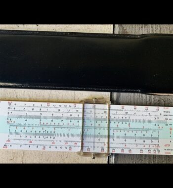 Nestler Polymath-Duplex pocket slide rule 0129 sleeve 1970 Germany