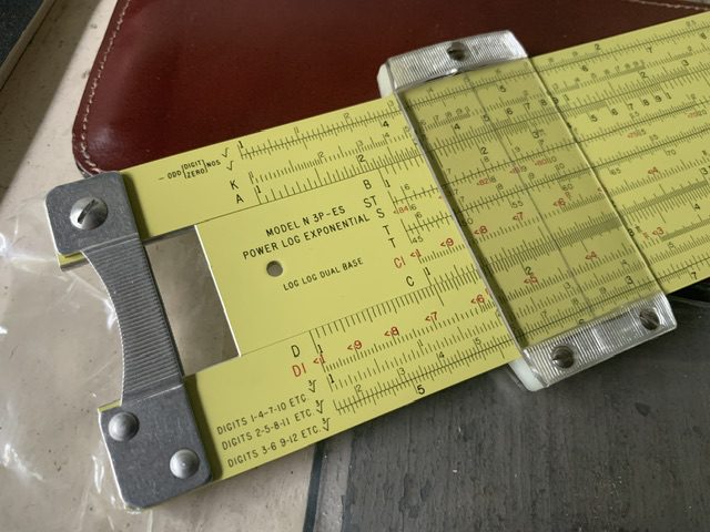 Pickett N3P-ES pocket Power Log Exponential full set NOS 1960 USA