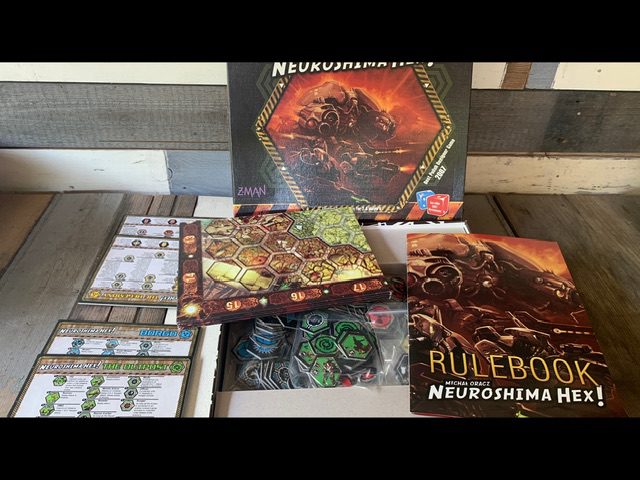Neuroshima Hex tactical futuristic board game Z-man 2007 Poland Neuroshima Hex tactical futuristic board game Z-man 2007 Poland