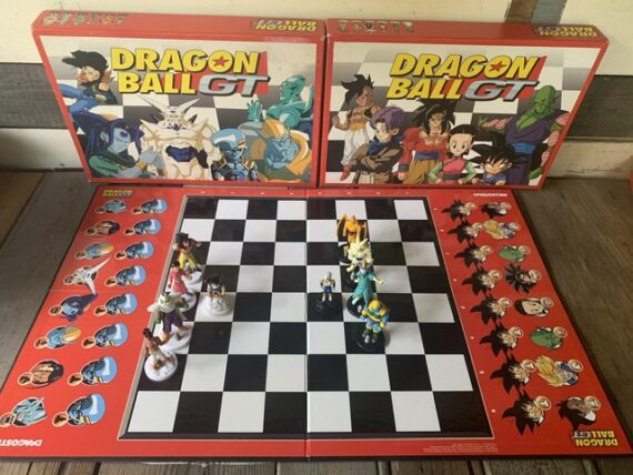 Set of Dragon Ball Z GT chess pieces DeAGOSTINI 2003 Germany
